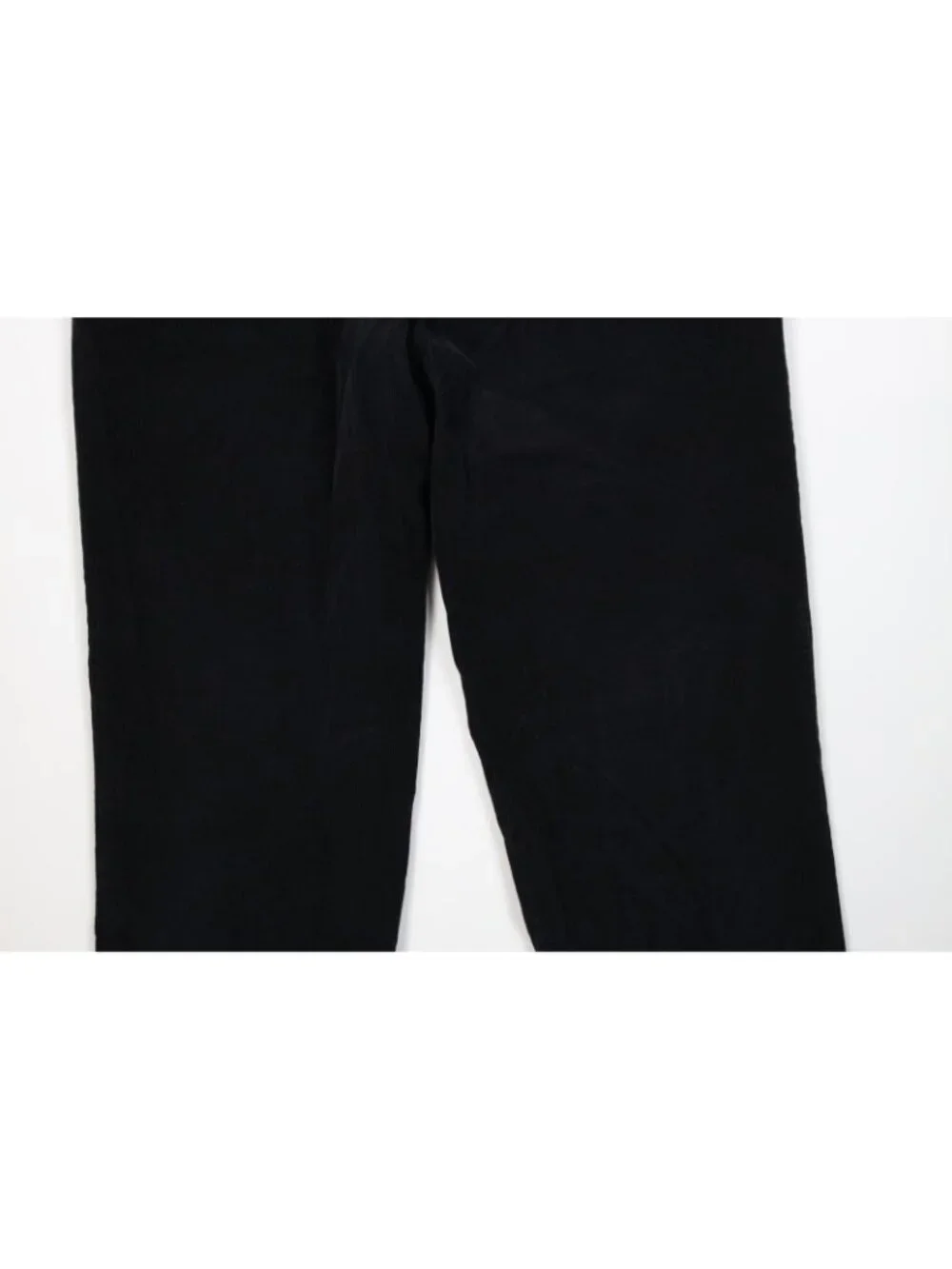Vintage 90s Streetwear Mens 40x29 Distressed Wide Leg Corduroy Chino Pants Black